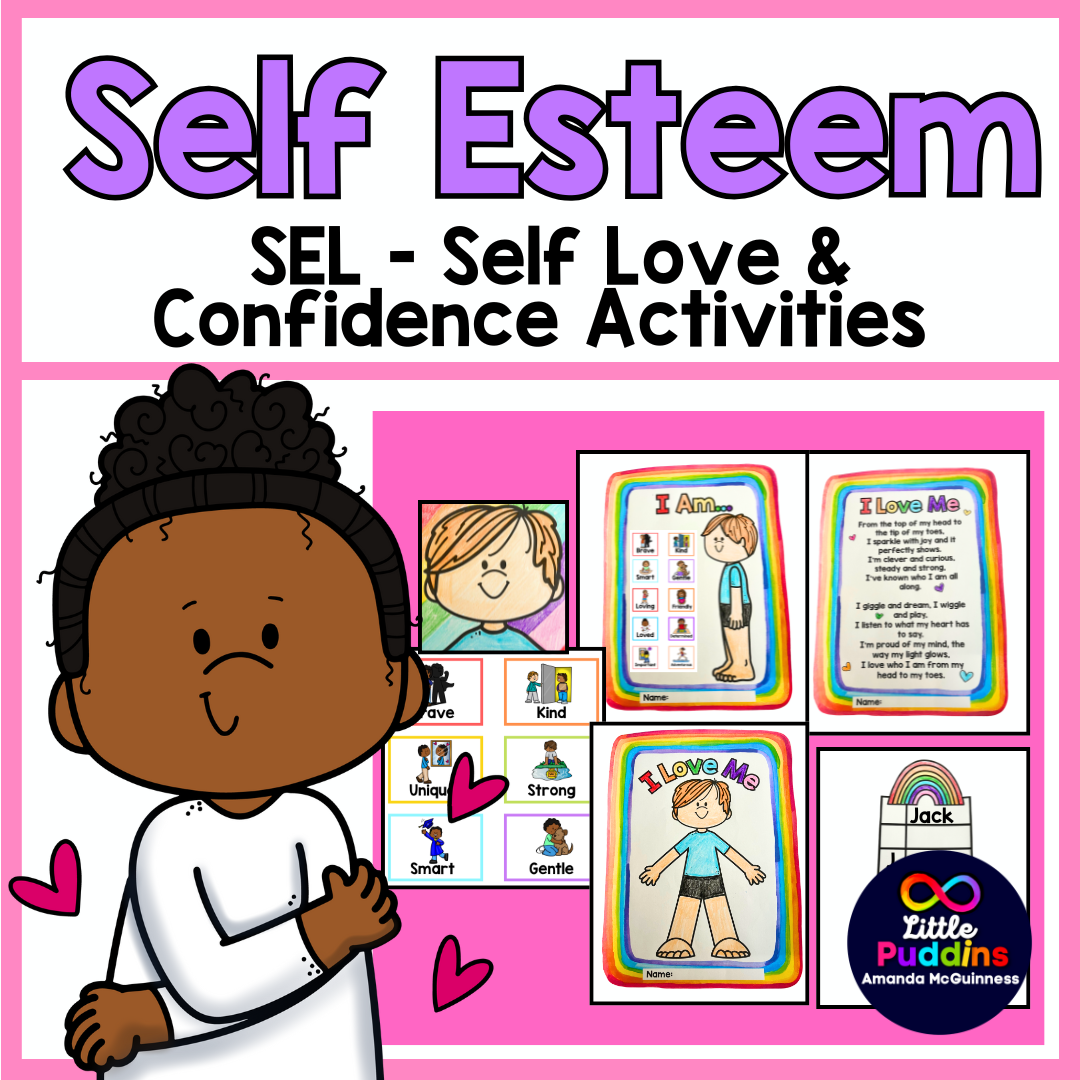 Self Esteem Confidence Self Love SEL Activities for Autism Special Education