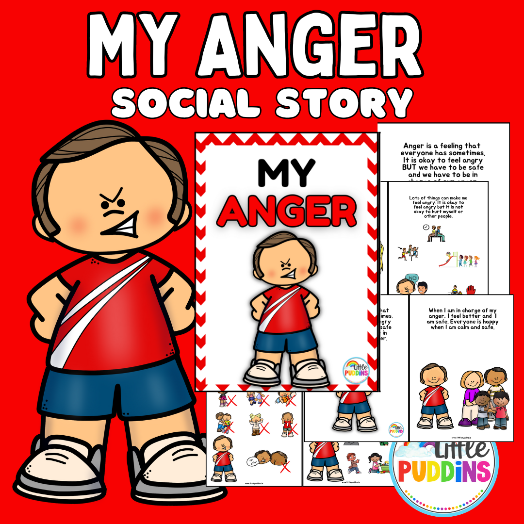My Anger / Feeling Angry Boy Social Story