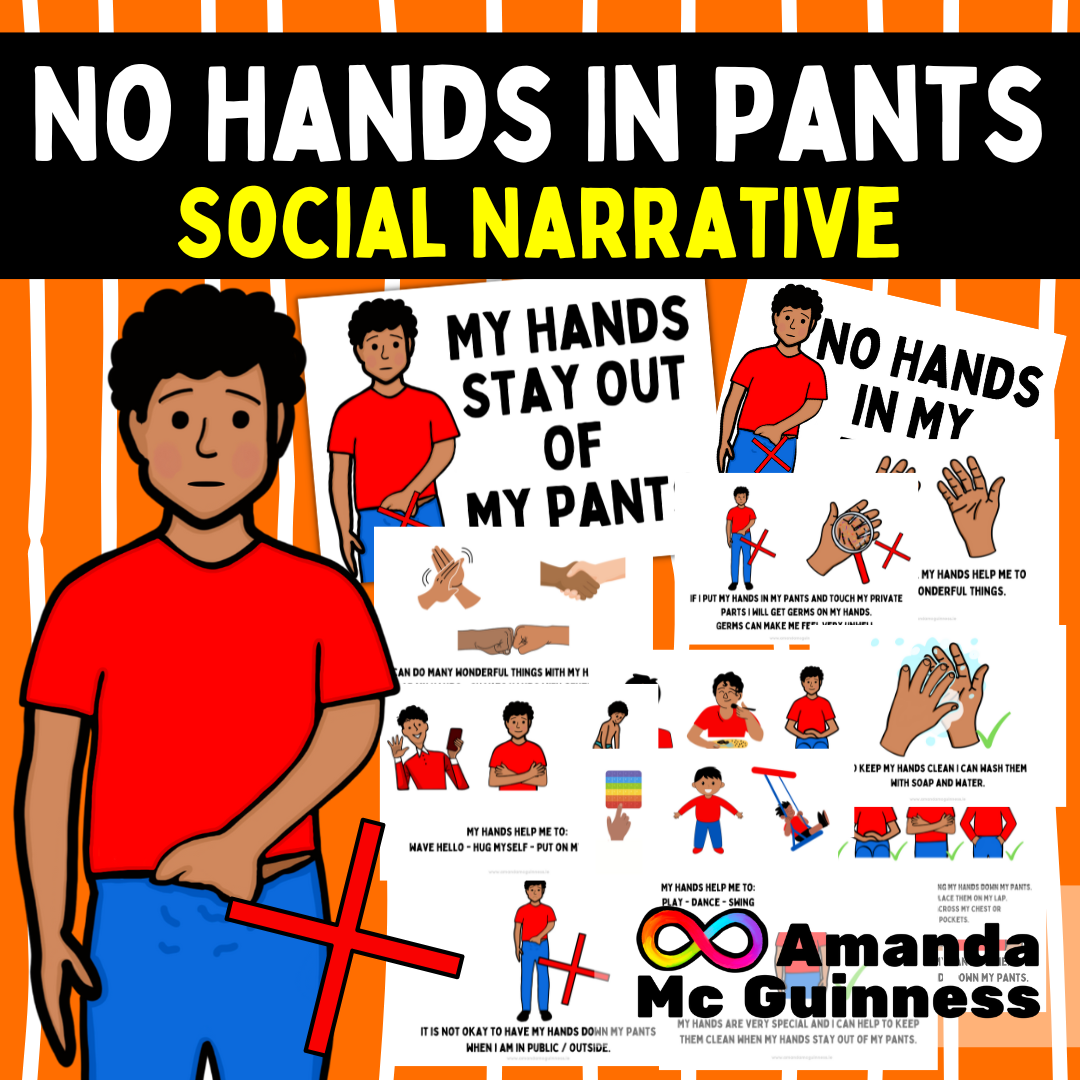 No Hands In Pants Social Story