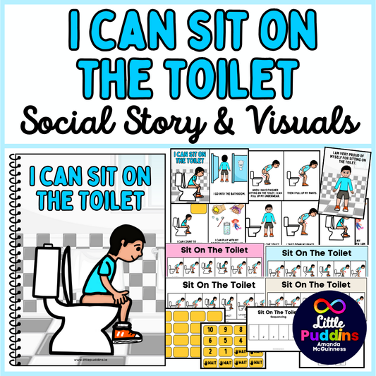 I can sit on the toilet Social Story