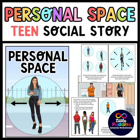 Teen Personal Space & Boundaries Autism Special Education