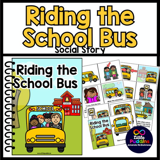 Riding the School Bus Social Story for Autism Special Education