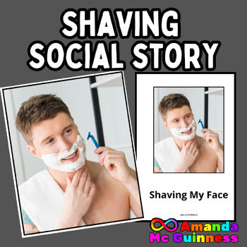 Shaving My Face Puberty Autism Social Story For Special Education